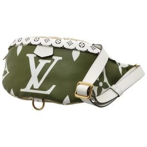 Louis Vuitton Body Bag Monogram Giant Bum Bag Waist Bag White Khaki Beige
